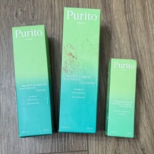 Purito Skincare Set - Cleanser, Cream, Serum